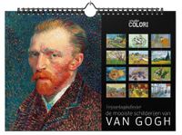 Verjaardagskalender De mooiste schilderijen van Van Gogh - Studio Colori - Paperback (9789492598691)