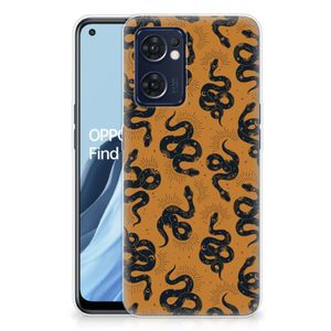 TPU Hoesje voor OPPO Reno 7 5G | Find X5 Lite Snakes