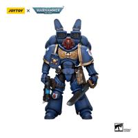 Warhammer 40k Action Figure 1/18 Ultramarines Jump Pack Intercessors Sergeant With Plasma Pistol And Power Sword 12 cm - thumbnail