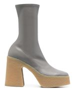 Stella McCartney bottines Skyla à plateforme - Gris