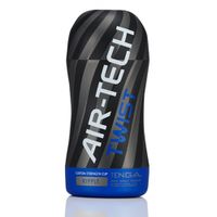 Tenga AIR-TECH TWIST RIPPLE Mannelijke bevrediger Zwart, Blauw Thermoplastische elastomeer (TPE) - thumbnail