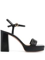 Gianvito Rossi sandales Lena 70 mm à plateforme - Noir