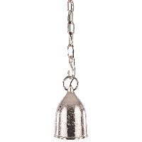 Hanglamp Davanti 16 cm 1 Lichts Ruw Nickel Industrieel