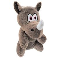 Hondenknuffel Henny Neushoorn L 40 centimeter Taupe