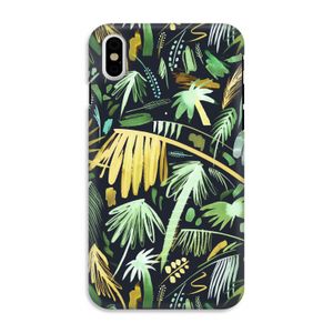 Tropical Palms Dark: iPhone XS Tough Case