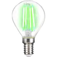 LightMe LM85312 LED-lamp Energielabel B (A - G) E14 Kogel 4 W Groen (Ø x l) 45 mm x 78 mm Filament / Retro-LED 1 stuk(s) - thumbnail