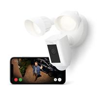 Ring Camera met schijnwerpers Plus bedraad (Floodlight Cam Wired Plus) | 1080p HD-video, led-schijnwerpers, ingebouwde sirene, vaste bedrading | Ring Home-proefperiode (30 dagen gratis)