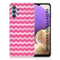 Samsung Galaxy A32 5G TPU bumper Waves Pink - thumbnail