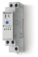 Finder 80110240000PAS multifunctioneel tijdrelais, modulair, RT I, 16 A, 12-240 VAC/DC, 0,1 s - 24 uur