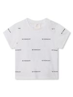 Givenchy Kids t-shirt en coton à logo imprimé - Blanc