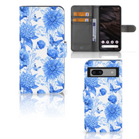 Hoesje voor Google Pixel 7A Flowers Blue