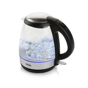 Domo DO9218WK waterkoker 1,2 l 2200 W Zwart, Zilver