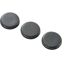 TRU COMPONENTS TC-GMCQR-2518203 Kabeldoorvoering Gesloten Montagegat: 25.1 mm Klem-Ø (max.): 18.9 mm Plaatdikte (max.):