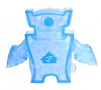 Johntoy robot Squishy junior 8 x 10 cm siliconen blauw