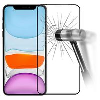 Prio 3D iPhone 12 mini Screenprotector van Gehard Glas - 9H - Zwart