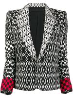 Haider Ackermann blazer à motifs multiples - Noir