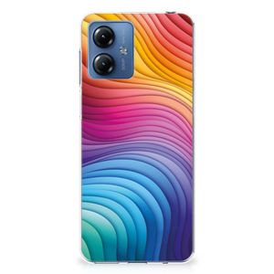 TPU Hoesje voor Motorola Moto G14 Regenboog