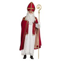 Sinterklaas kostuum - inclusief gouden staf 185 cm - thumbnail