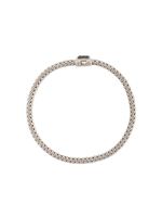 John Hardy bracelet Classic Chain 5 mm pavé de saphirs noirs - Argent