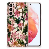 Samsung Galaxy S21 TPU Case Flowers - thumbnail