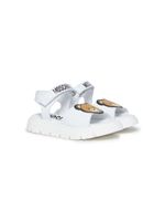 Moschino Kids sandales en cuir - Blanc - thumbnail