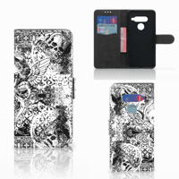 Telefoonhoesje met Naam LG V40 Thinq Skulls Angel