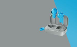 Skullcandy Dime Headset In-ear Micro-USB Bluetooth Blauw, Licht Grijs