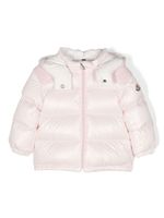 Moncler Enfant doudoune Valya à patch logo - Rose - thumbnail