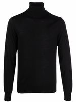 Emporio Armani pull en maille à col roulé - Noir