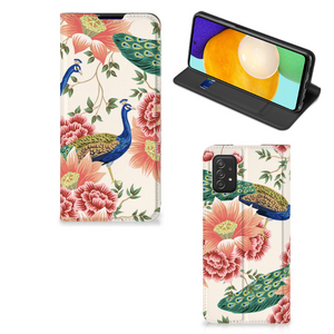 Hoesje maken voor Samsung Galaxy A03s Pink Peacock