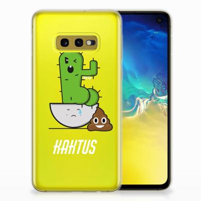 Samsung Galaxy S10e Telefoonhoesje met Naam Cactus Poo Samsung Galaxy S10e Telefoonhoesje met Naam Cactus Poo