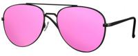CWI zonnebril piloot dames cat. 3 matzwart/roze