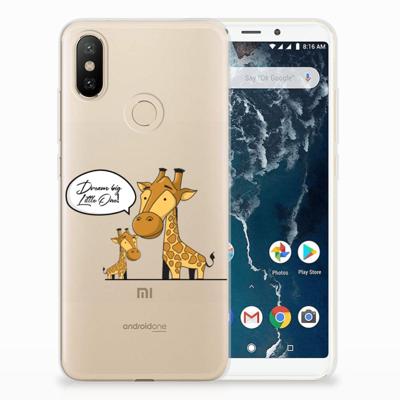 Xiaomi Mi A2 Telefoonhoesje met Naam Giraffe