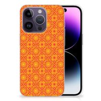 Apple iPhone 14 Pro TPU bumper Batik Oranje - thumbnail