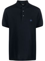 ETRO embroidered-logo polo shirt - Bleu