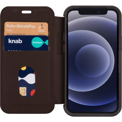 Otterbox Strada Apple iPhone 12 mini Book Case Leer Bruin Otterbox Strada Apple iPhone 12 mini Book Case Leer Bruin