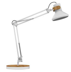 Bureaulamp Unilux Baya LED wit/bamboe