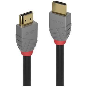 LINDY 36960 HDMI-kabel Aansluitkabel HDMI-A-stekker, HDMI-A-stekker 0.30 m Zwart