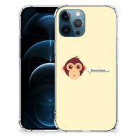 iPhone 12 | 12 Pro Stevig Bumper Hoesje Monkey - thumbnail