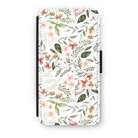 Sweet little flowers: iPhone X Flip Hoesje