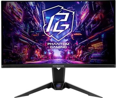 Monitor ASROCK PGO27QFV, 27 inch, QHD (2560 x 1440), 360 Hz, 1500:1,0.03 MS, 2HDMI+DP, WiFi, zwart