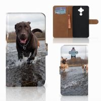 Huawei Mate 9 Telefoonhoesje met Pasjes Honden Labrador