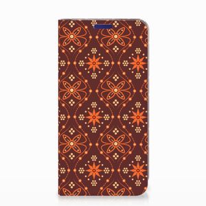 Samsung Galaxy S10e Hoesje met Magneet Batik Brown