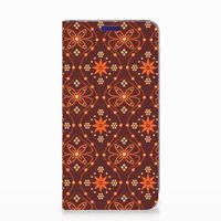 Samsung Galaxy S10e Hoesje met Magneet Batik Brown - thumbnail