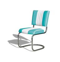 Bel Air Retro Diner Stoel CO-27 Turquoise - thumbnail