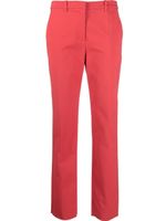 Emporio Armani pantalon droit à taille haute - Rose