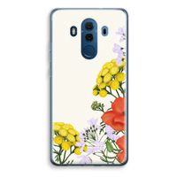 Wilde bloemen: Huawei Mate 10 Pro Transparant Hoesje