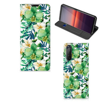 Sony Xperia 5 II Smart Cover Orchidee Groen - thumbnail