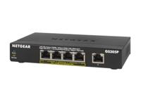 NETGEAR GS305Pv2 Unmanaged Gigabit Ethernet (10/100/1000) Power over Ethernet (PoE) Zwart - thumbnail