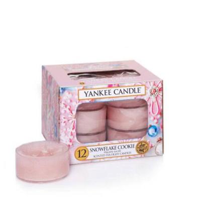 Yankee Candle Snowflake Cookie waxinelichtjes 12 stuks